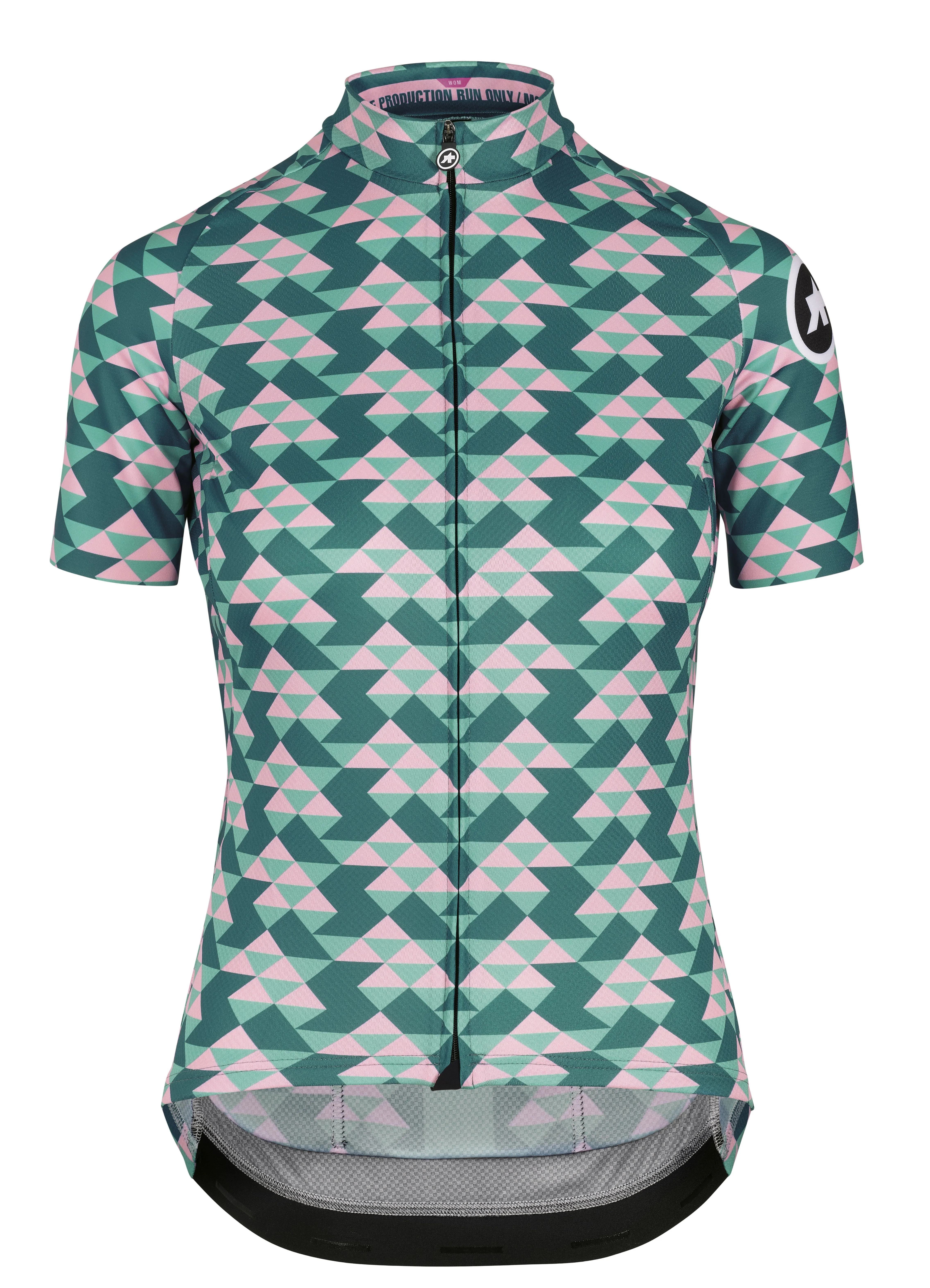 Джерси ASSOS FASTLANE Women's Diamond Crazy SS Jersey Brilliant Green - велосипедные джерси - фото