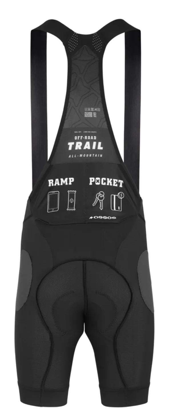 Велошорты SAMPLE ASSOS TRAIL Liner Bib Shorts blackSeries