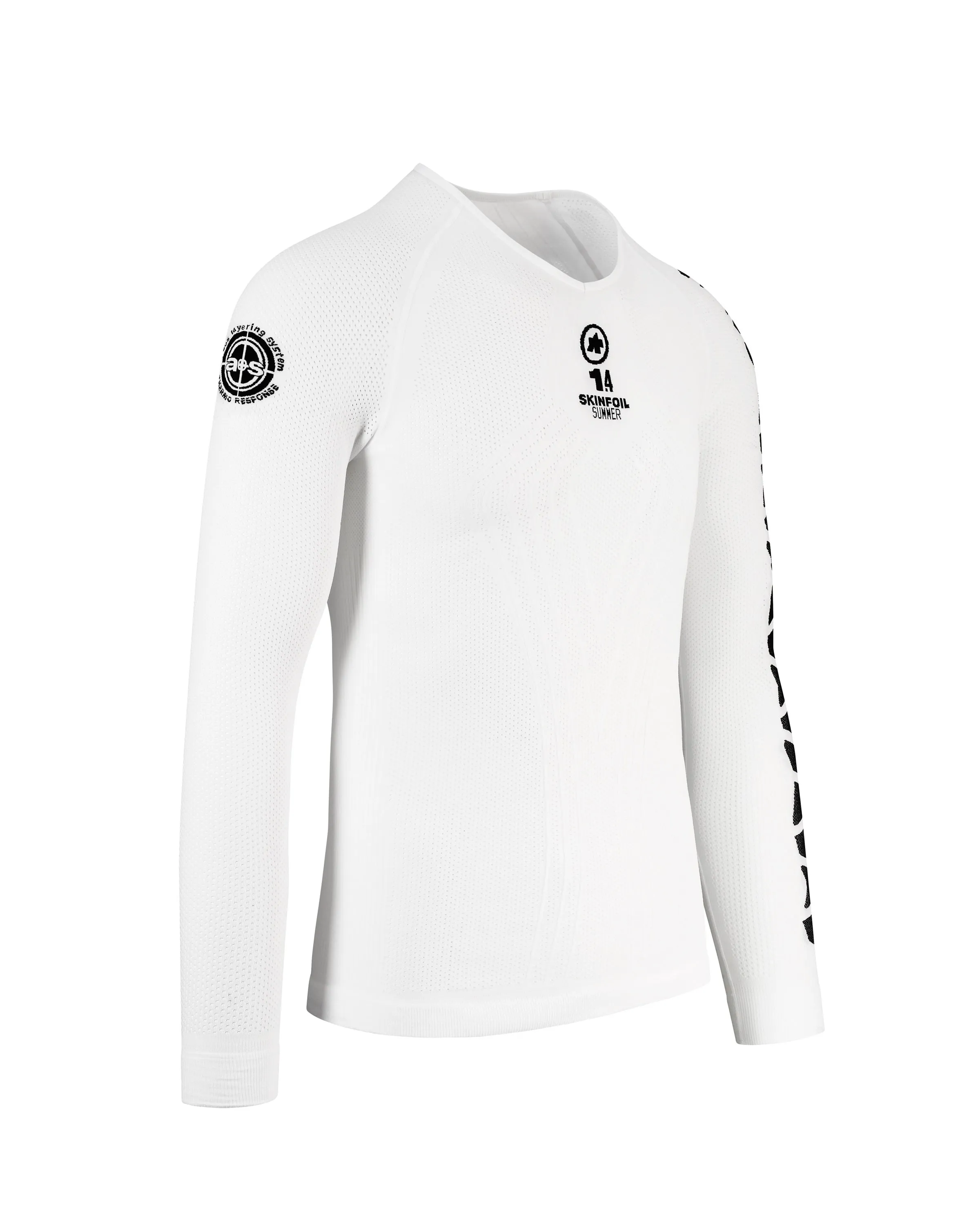 Термомайка с длинным рукавом Унисекс ASSOS LS.skinfoil Summer evo7 holy White
