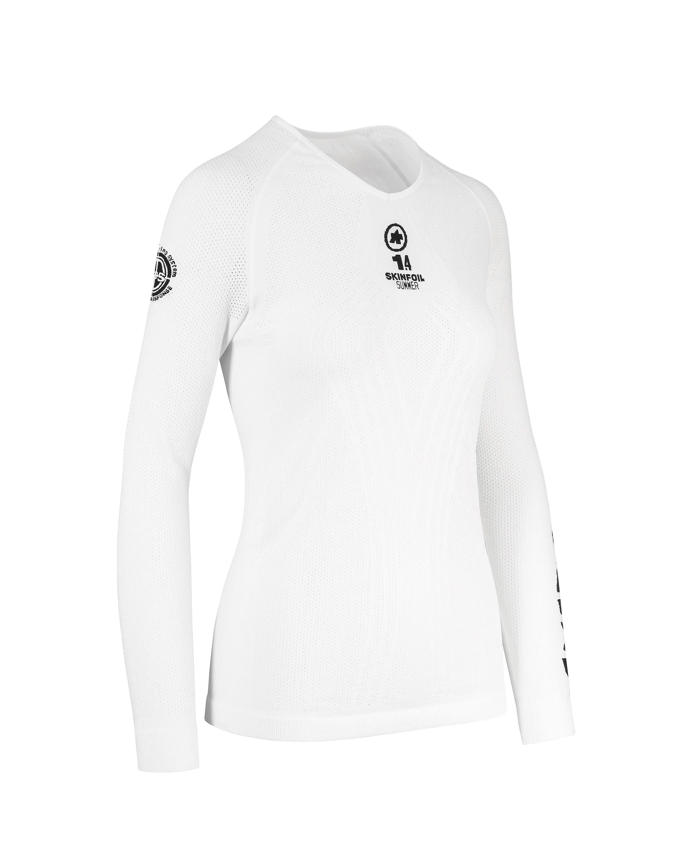 Термомайка с длинным рукавом Унисекс ASSOS LS.skinfoil Summer evo7 holy White