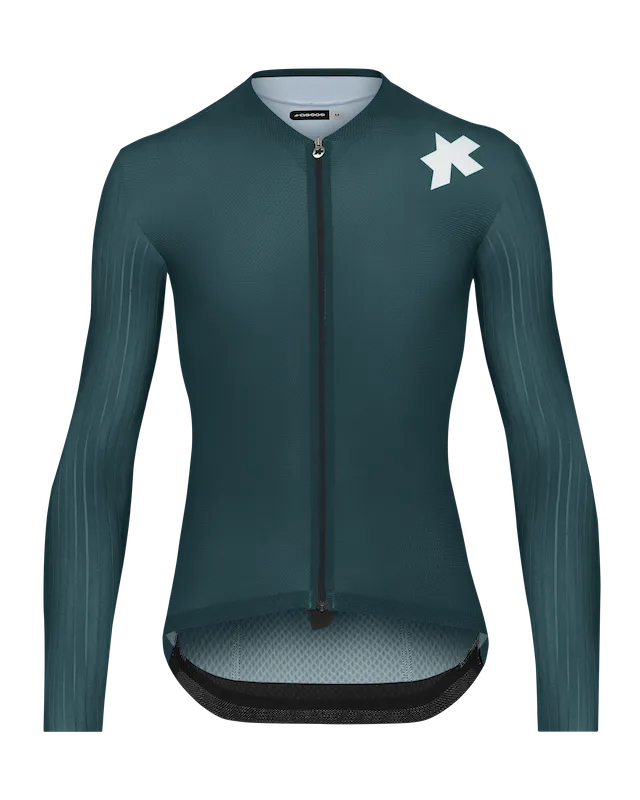 Джерси ASSOS EQUIPE RS LS Jersey S11 Deep Petrol - велосипедные джерси - фото