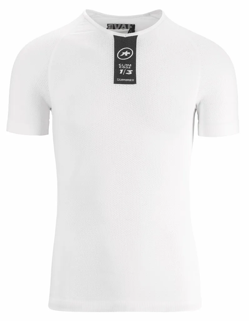 Термомайка с коротким рукавом Унисекс ASSOS SS.skinfoil Summer evo7 holy White