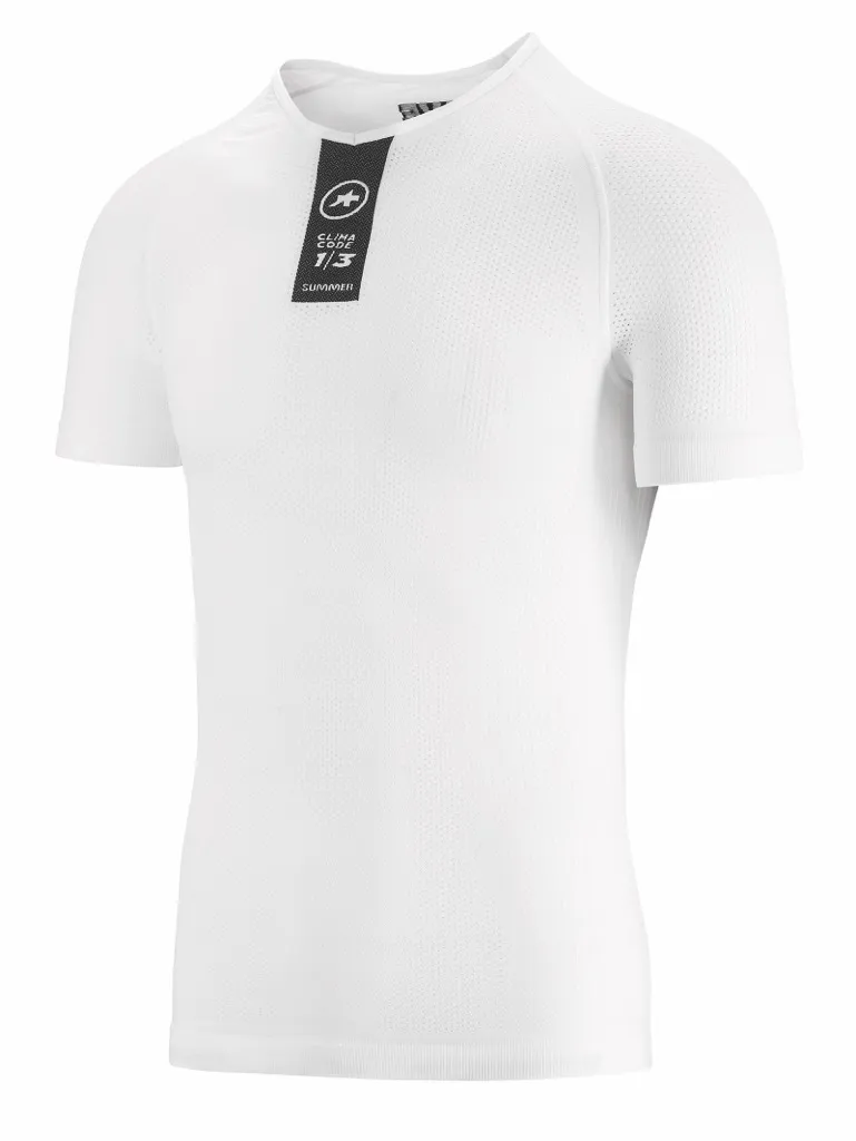 Термомайка с коротким рукавом Унисекс ASSOS SS.skinfoil Summer evo7 holy White