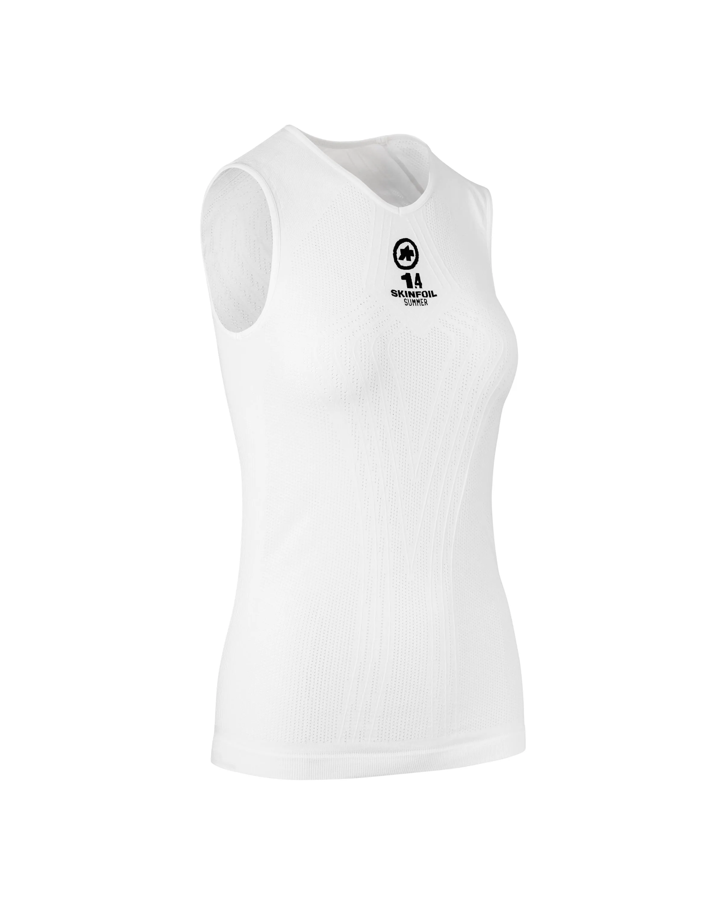Термомайка без рукавов Унисекс ASSOS NS.skinfoil Summer evo7 holy White