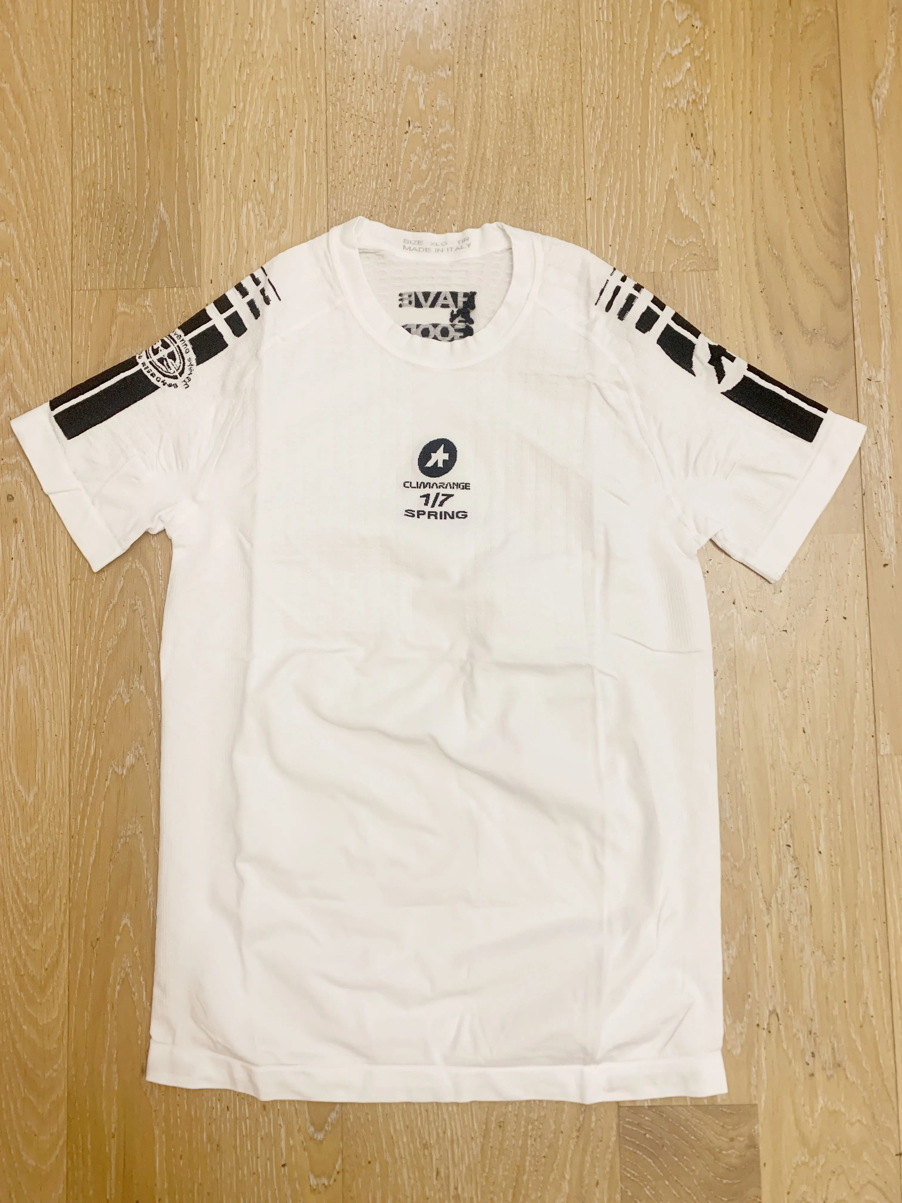 Термомайка с коротким рукавом ASSOS SS.skinFoil_spring holy White