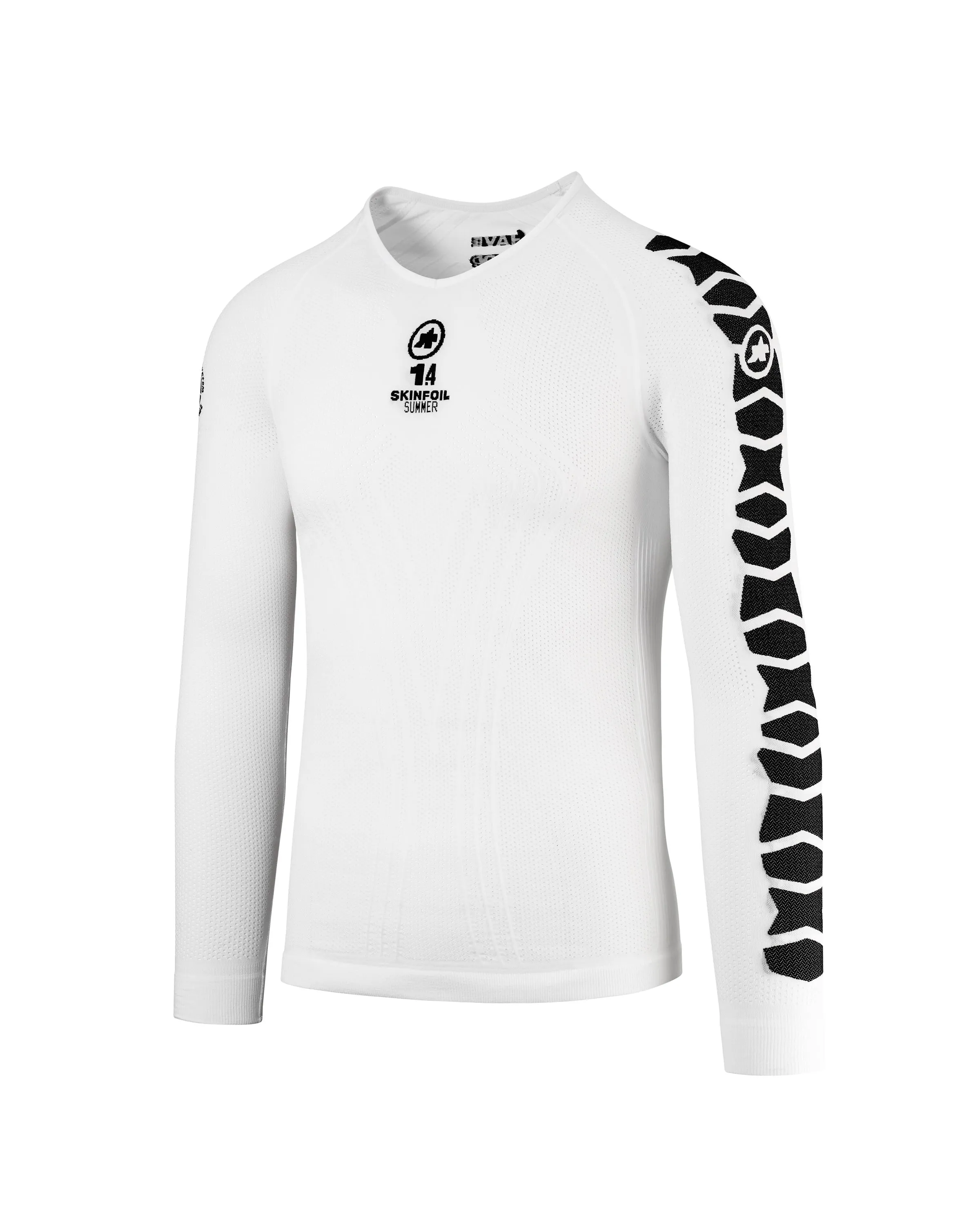 Термомайка с длинным рукавом Унисекс ASSOS LS.skinfoil Summer evo7 holy White