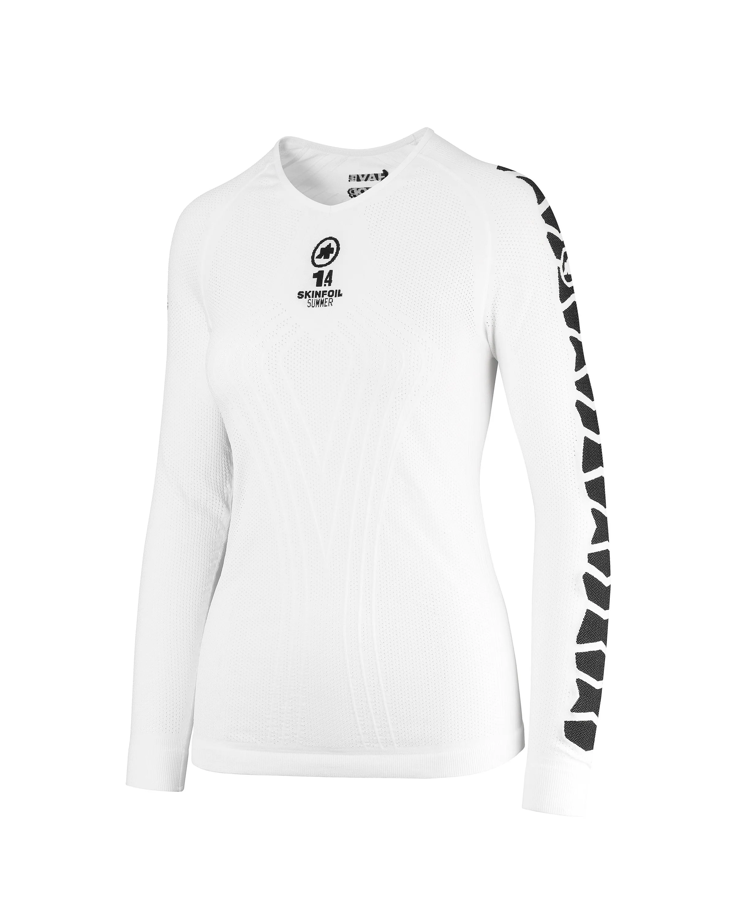 Термомайка с длинным рукавом Унисекс ASSOS LS.skinfoil Summer evo7 holy White