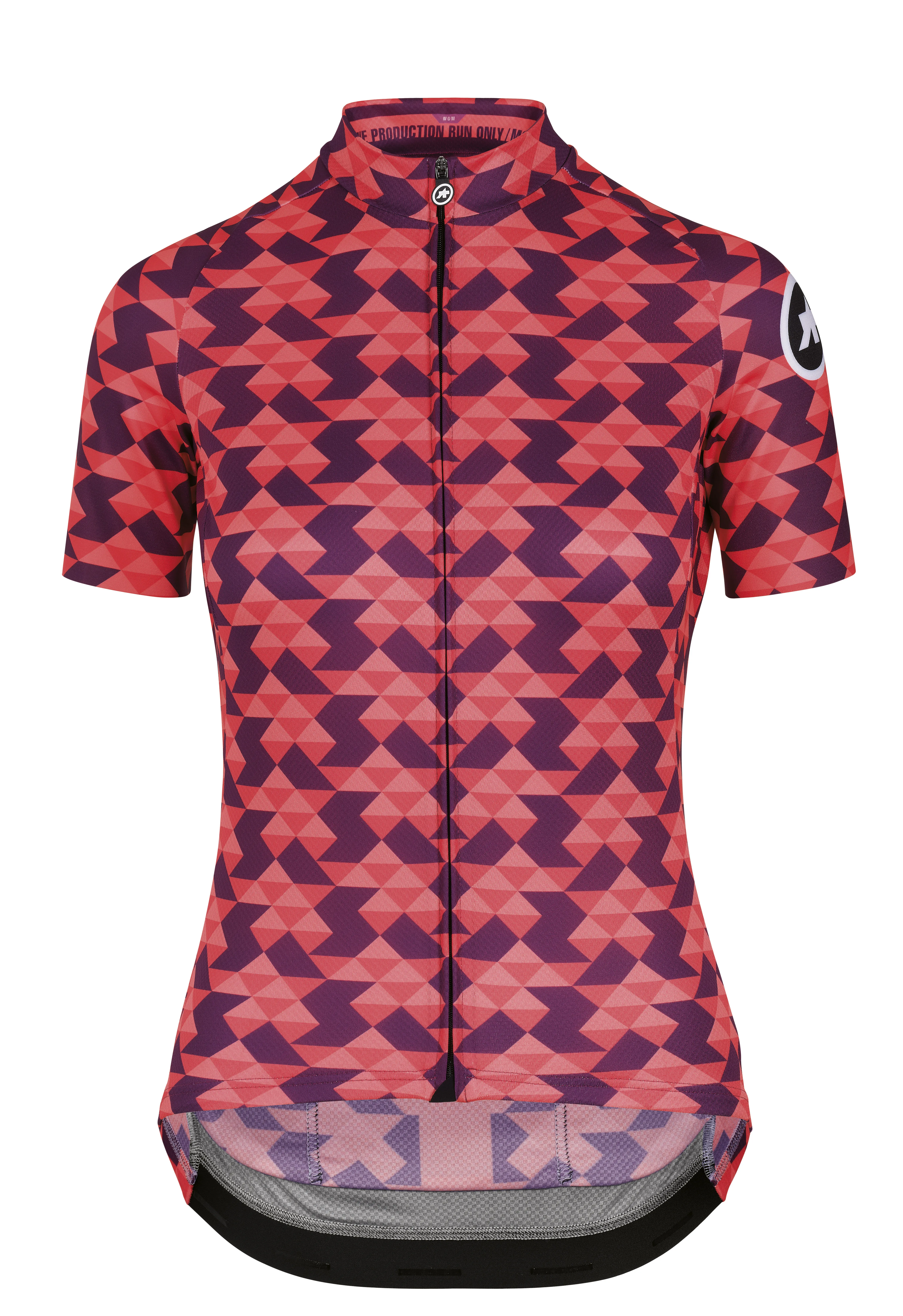 Джерси ASSOS FASTLANE Women's Diamond Crazy SS Jersey Solitaire Red - велосипедные джерси - фото