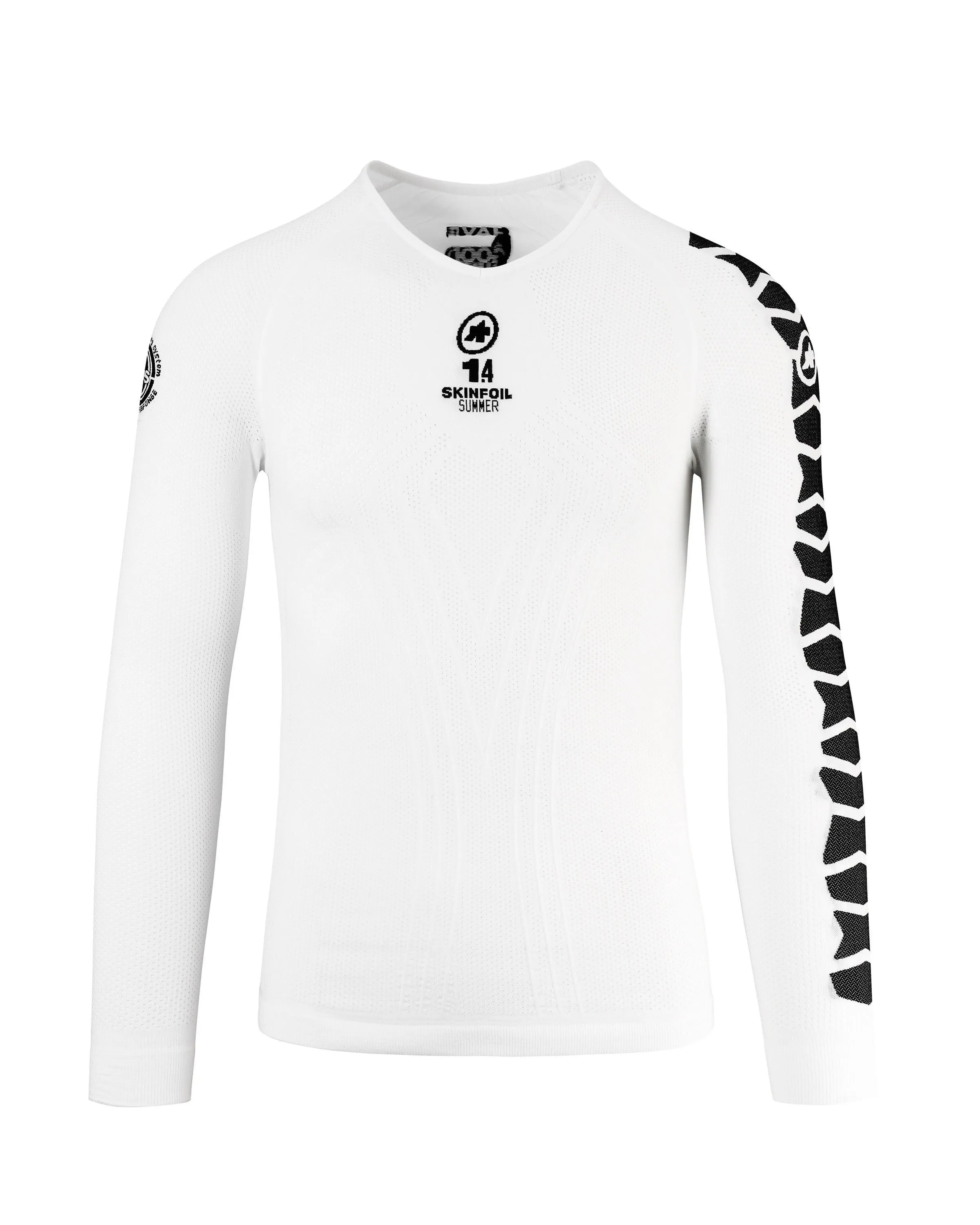 Термомайка с длинным рукавом Унисекс ASSOS LS.skinfoil Summer evo7 holy White
