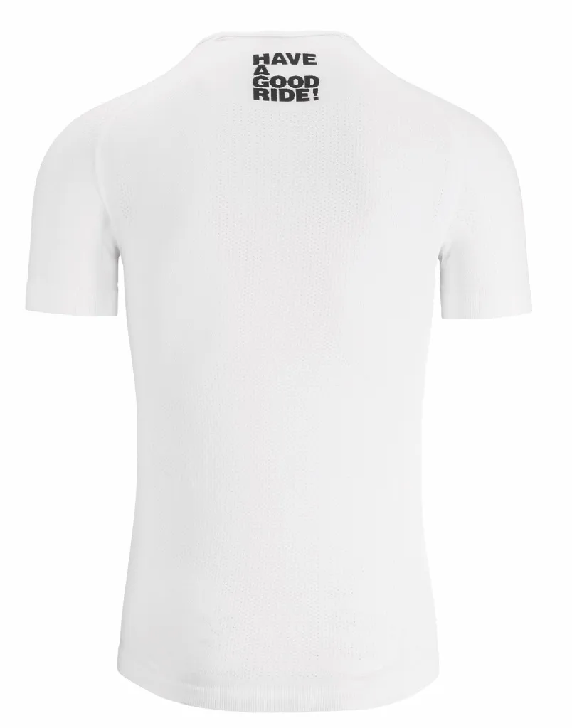 Термомайка с коротким рукавом Унисекс ASSOS SS.skinfoil Summer evo7 holy White