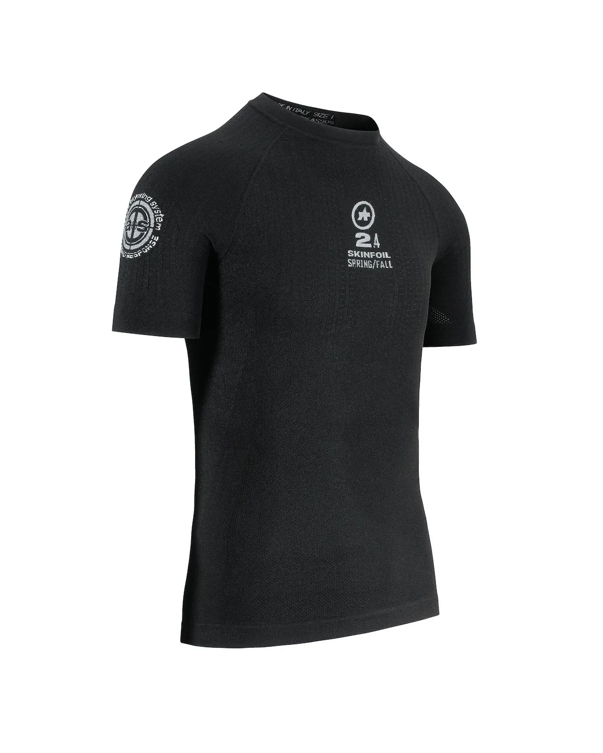 Термомайка с коротким рукавом Унисекс ASSOS SS.skinfoil Spring/fall evo7 blackSeries
