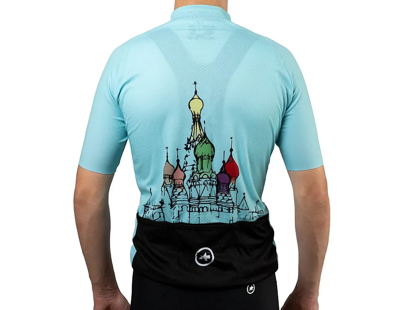 Джерси ASSOS TopCycler СОБОР Бирюзовый - велосипедные джерси - фото