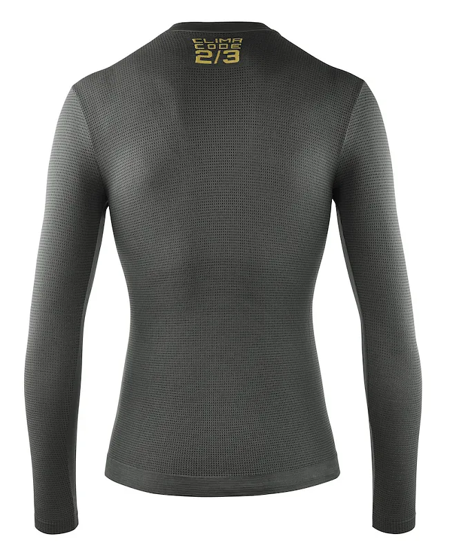 Термомайка ASSOS Spring Fall LS Skin Layer P1 Anthracite Grey