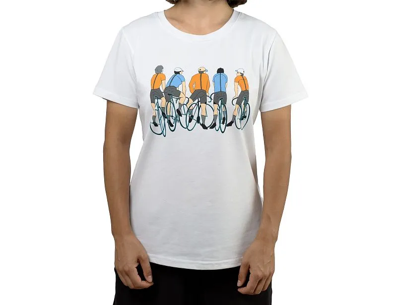Футболка TopCycler WOM Cyclists Белая