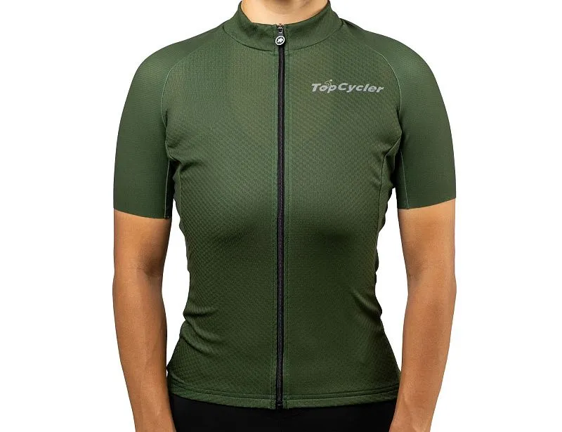 Джерси ASSOS WOM TopCycler СОБОР Хакки - велосипедные джерси - фото