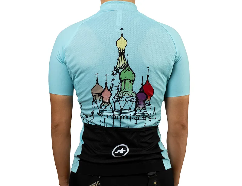 Джерси ASSOS WOM TopCycler СОБОР Бирюзовый - велосипедные джерси - фото