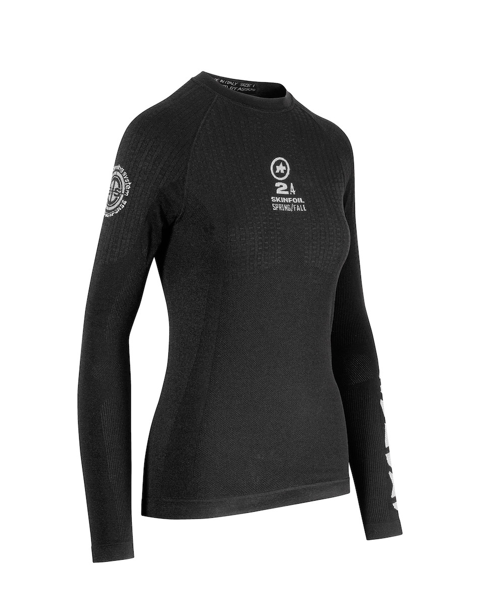 Термомайка с длинным рукавом Унисекс ASSOS LS.skinfoil Spring/fall evo7 blackSeries