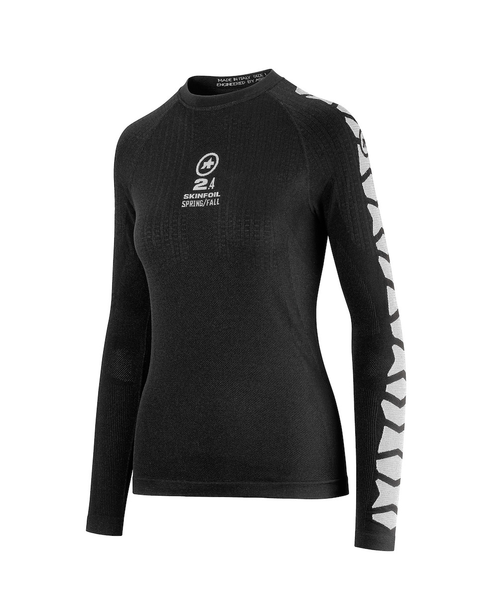 Термомайка с длинным рукавом Унисекс ASSOS LS.skinfoil Spring/fall evo7 blackSeries