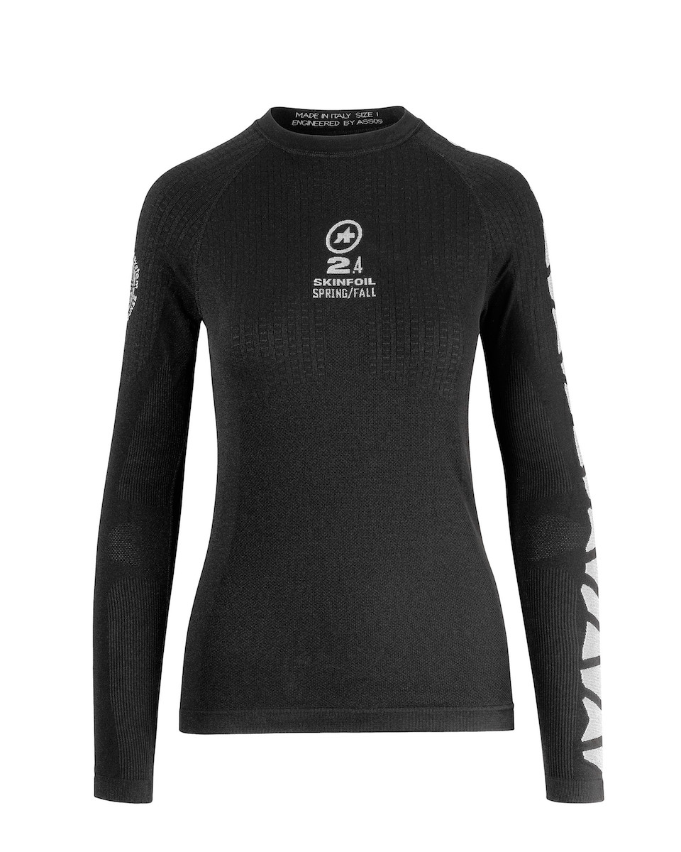 Термомайка с длинным рукавом Унисекс ASSOS LS.skinfoil Spring/fall evo7 blackSeries